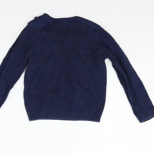 F&F Boys Blue   Pullover Jumper Size 12-18 Months