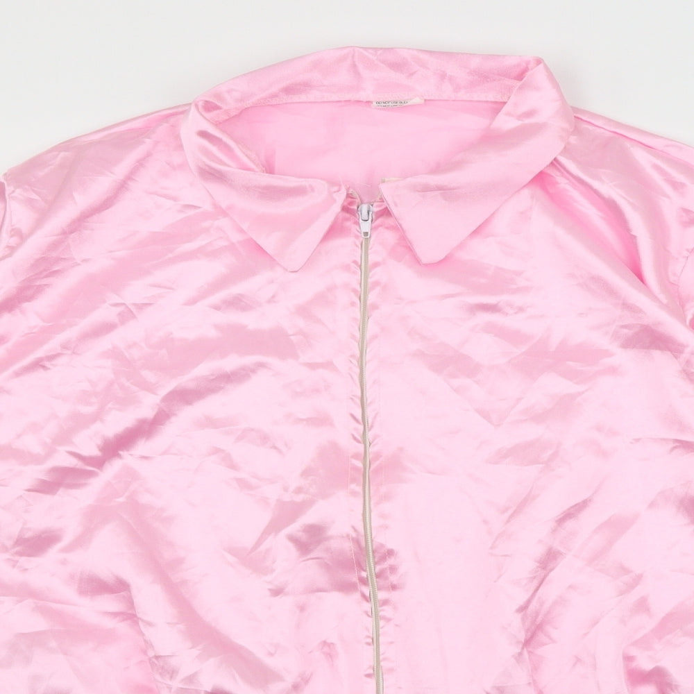 Preworn Girls Pink   Jacket Coat One Size