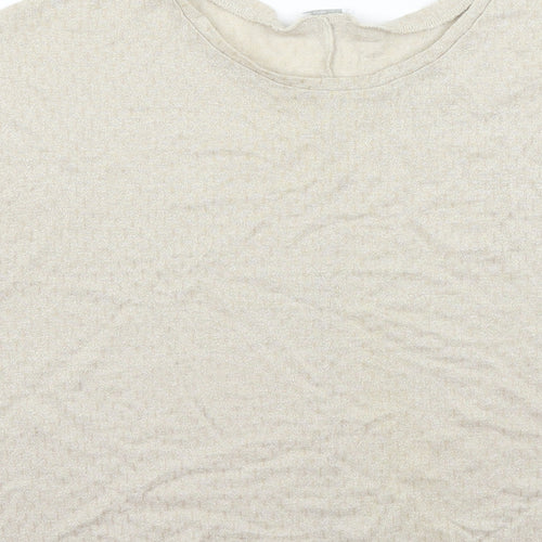 Zara Womens Beige   Basic T-Shirt Size S