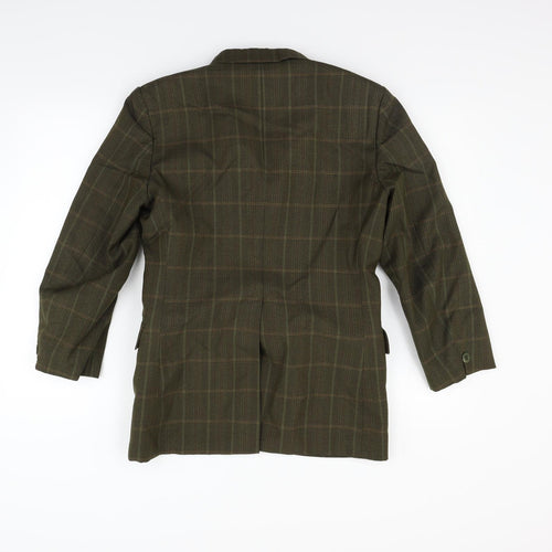 Preworn Womens Green   Jacket Coat Size M