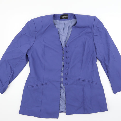 shubette Womens Blue   Jacket Coat Size 16