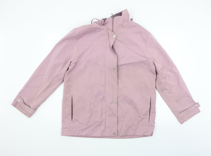 EWM Womens Purple   Jacket Coat Size 14