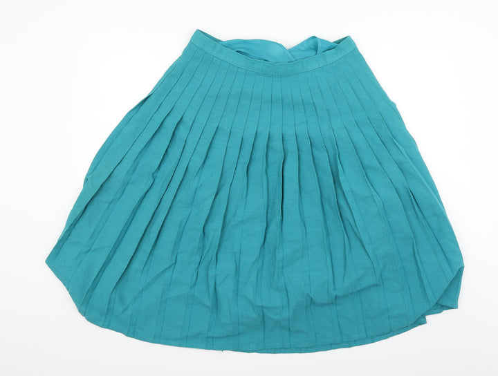 ast michaels Womens Green Flare Skirt Size 32