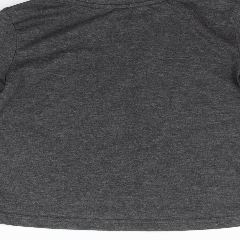 George Boys Grey Striped  Basic T-Shirt Size 2-3 Years