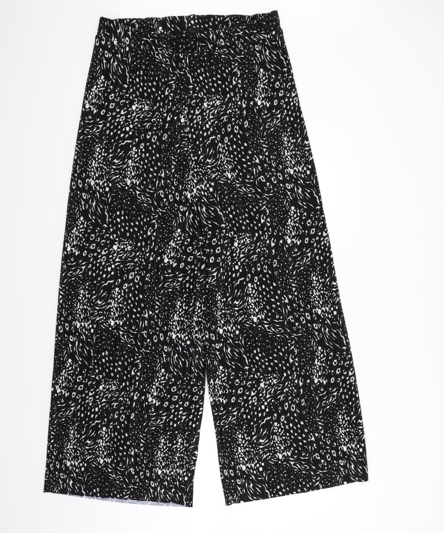 F&F Womens Beige Geometric  Trousers  Size 14 L27 in