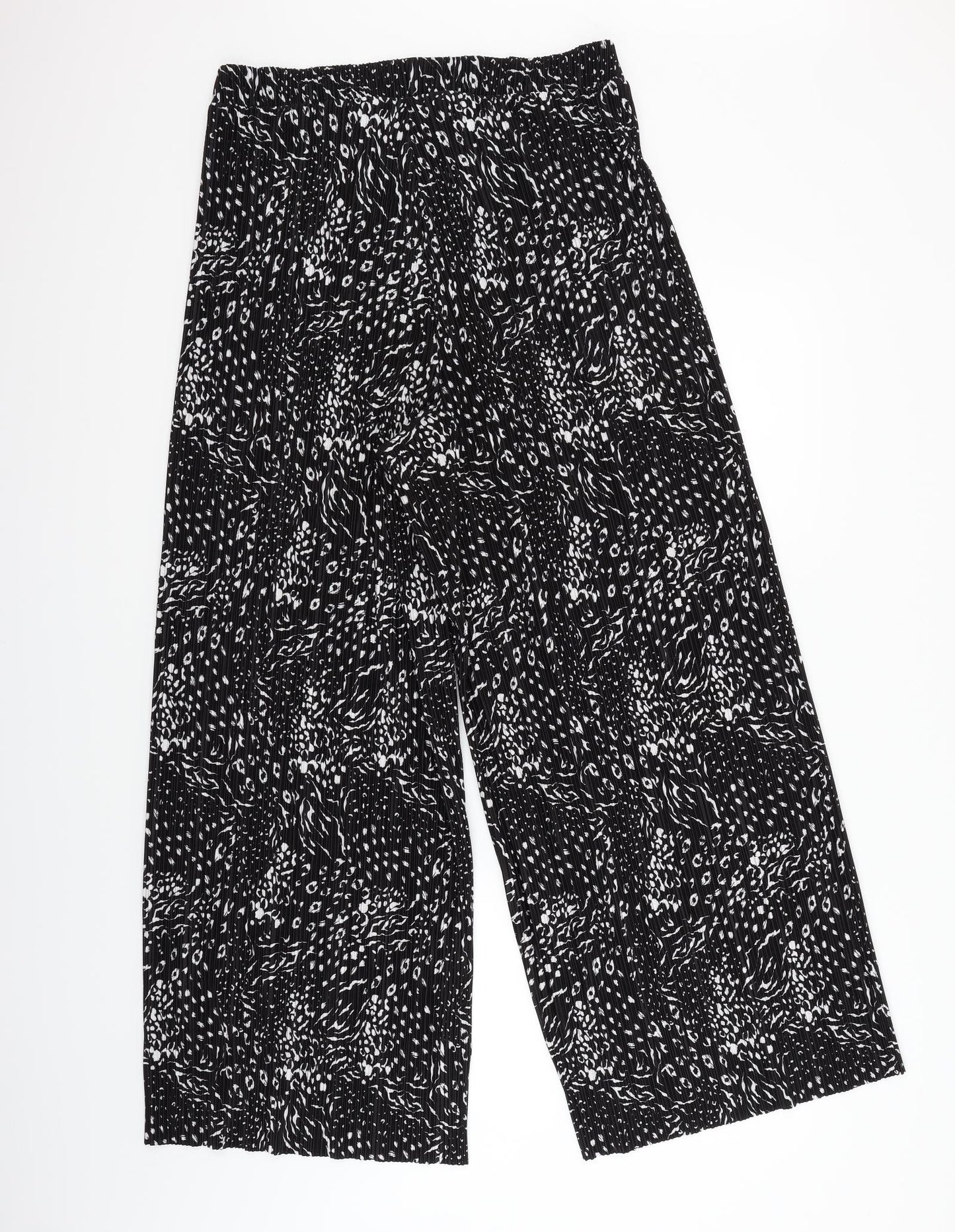 F&F Womens Beige Geometric  Trousers  Size 14 L27 in