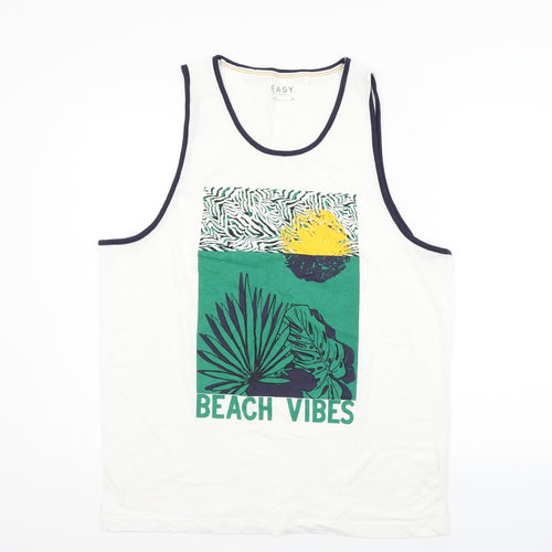 Matalan Mens White    T-Shirt Size XL