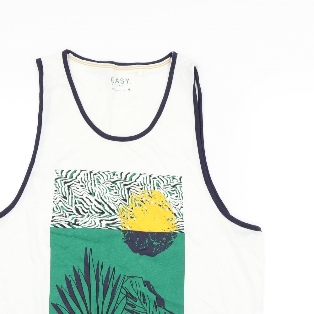 Matalan Mens White    T-Shirt Size XL