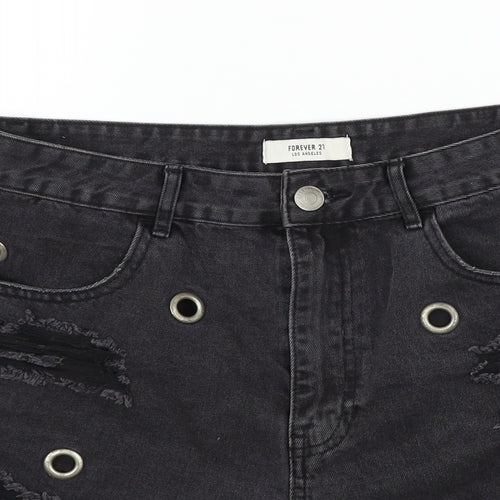 FOREVR 21 Womens Grey   Chino Shorts Size 28
