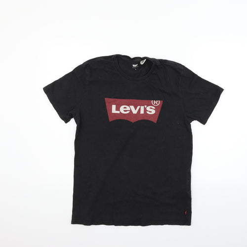 LEVIS Mens Grey Houndstooth   T-Shirt Size M