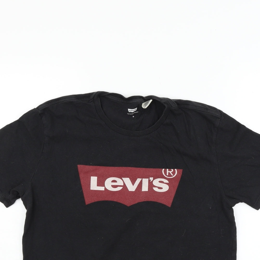 LEVIS Mens Grey Houndstooth   T-Shirt Size M