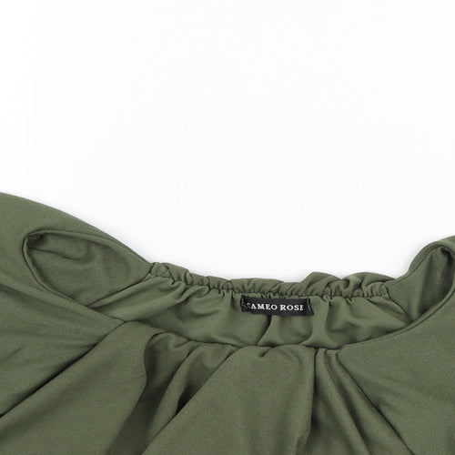 CAMERO ROSE Womens Green   Basic Blouse Size 12