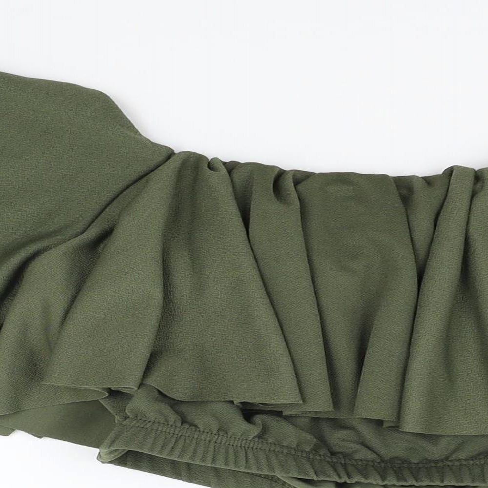 CAMERO ROSE Womens Green   Basic Blouse Size 12