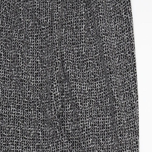 Pieces Womens Grey   Trousers  Size M L27 in - FRILL WAIST LINE
