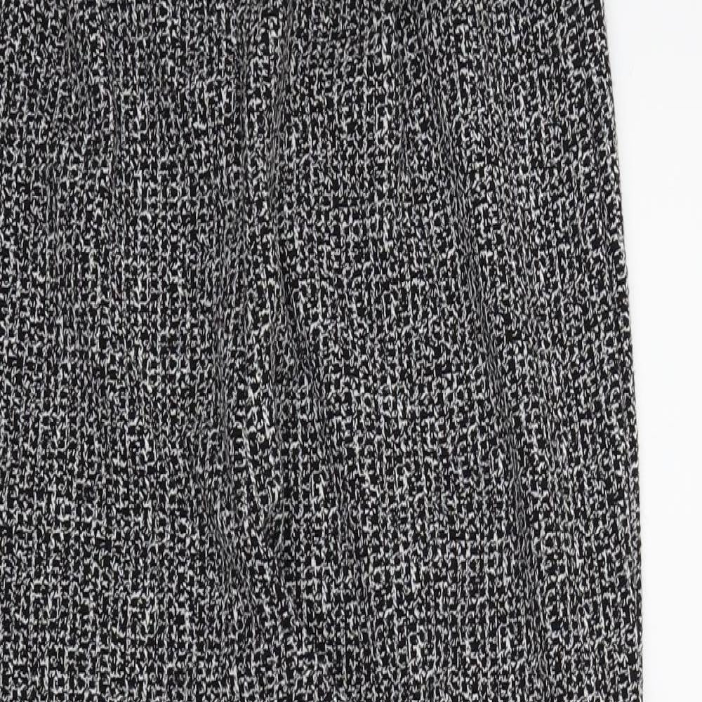 Pieces Womens Grey   Trousers  Size M L27 in - FRILL WAIST LINE