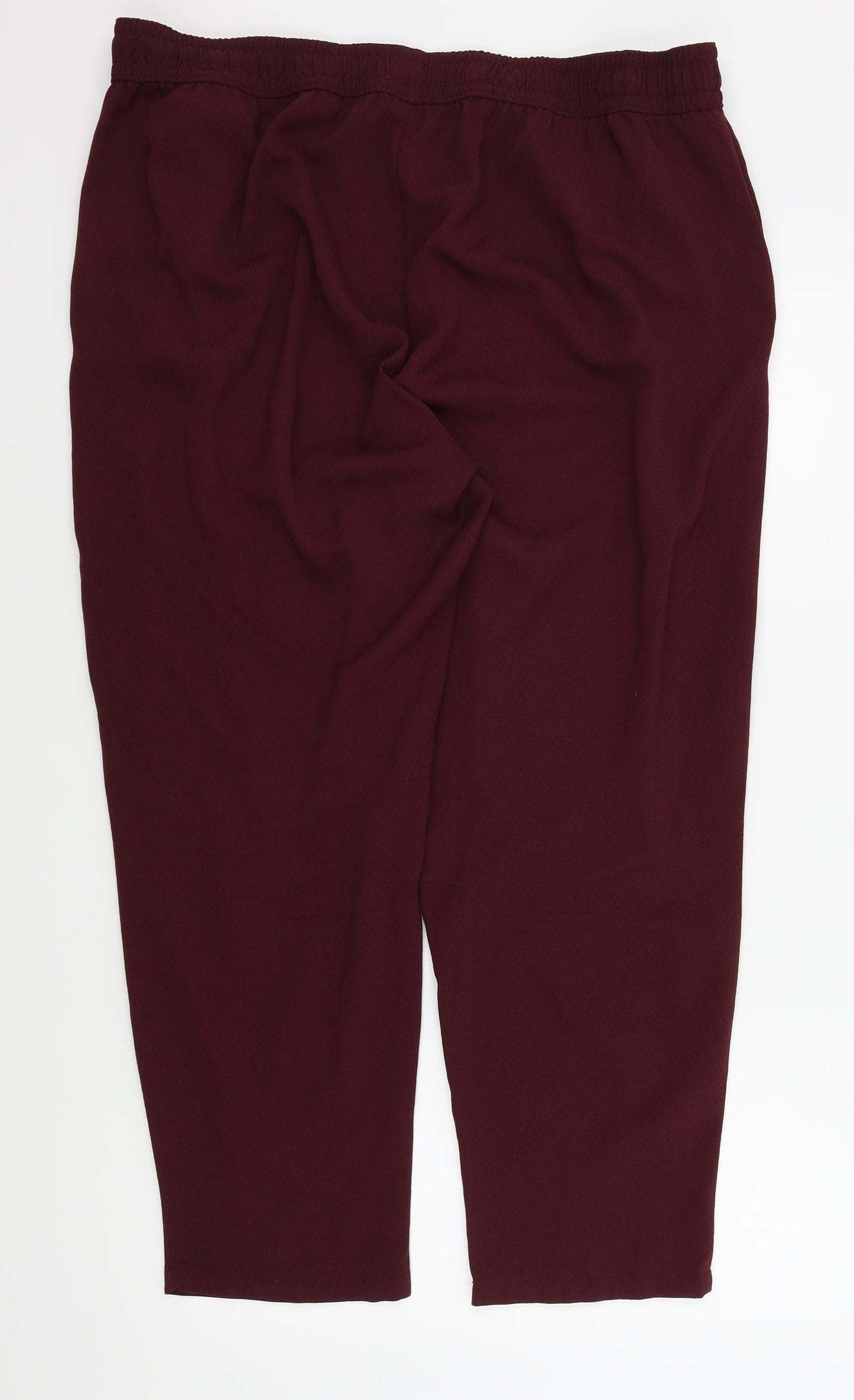 George Womens Red   Trousers  Size 20 in L25 in