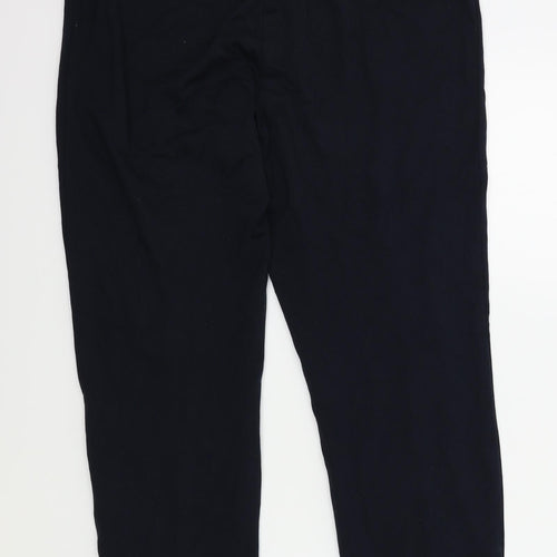 M&S Womens Blue   Trousers  Size 12 L28 in