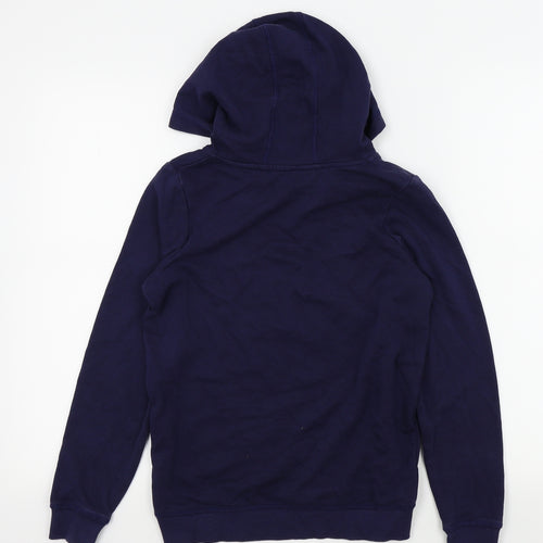 George Girls Blue   Pullover Hoodie Size 11-12 Years  - butteflies