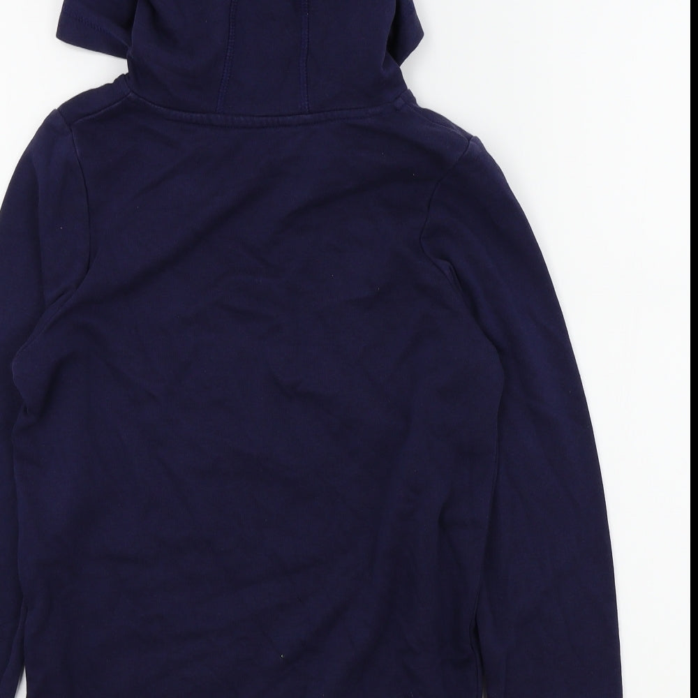 George Girls Blue   Pullover Hoodie Size 11-12 Years  - butteflies