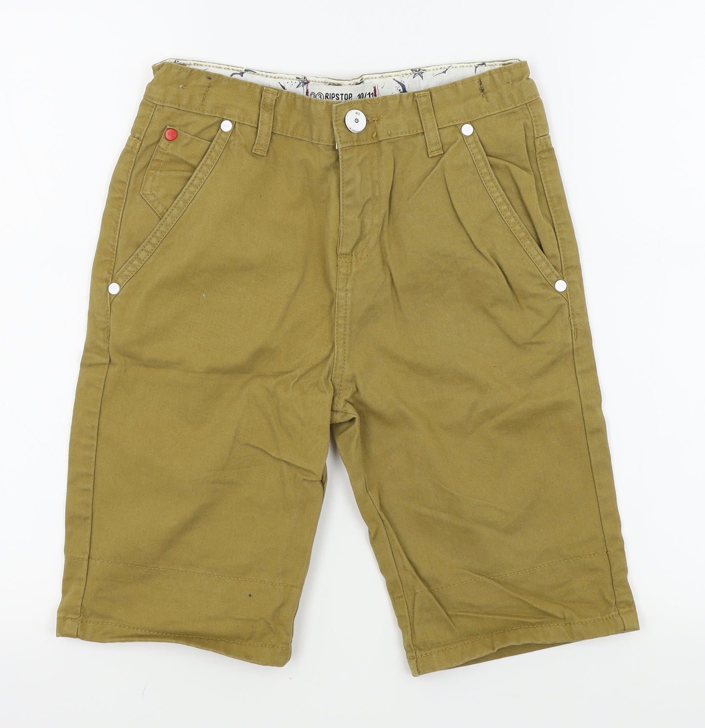 Ripstop Boys Blue Colourblock  Bermuda Shorts Size 10-11 Years