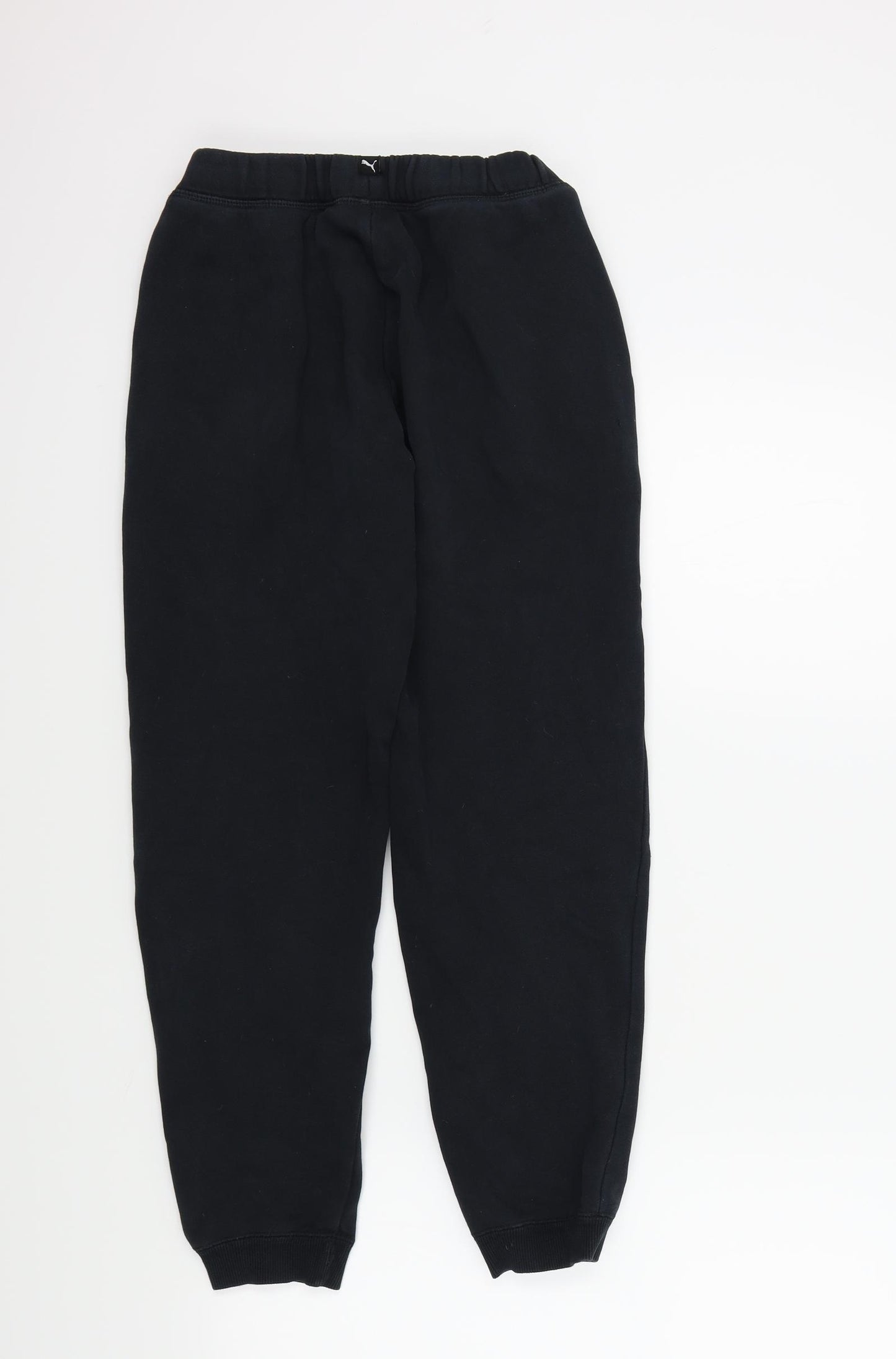 PUMA Boys Black   Jogger Trousers Size 10 Years