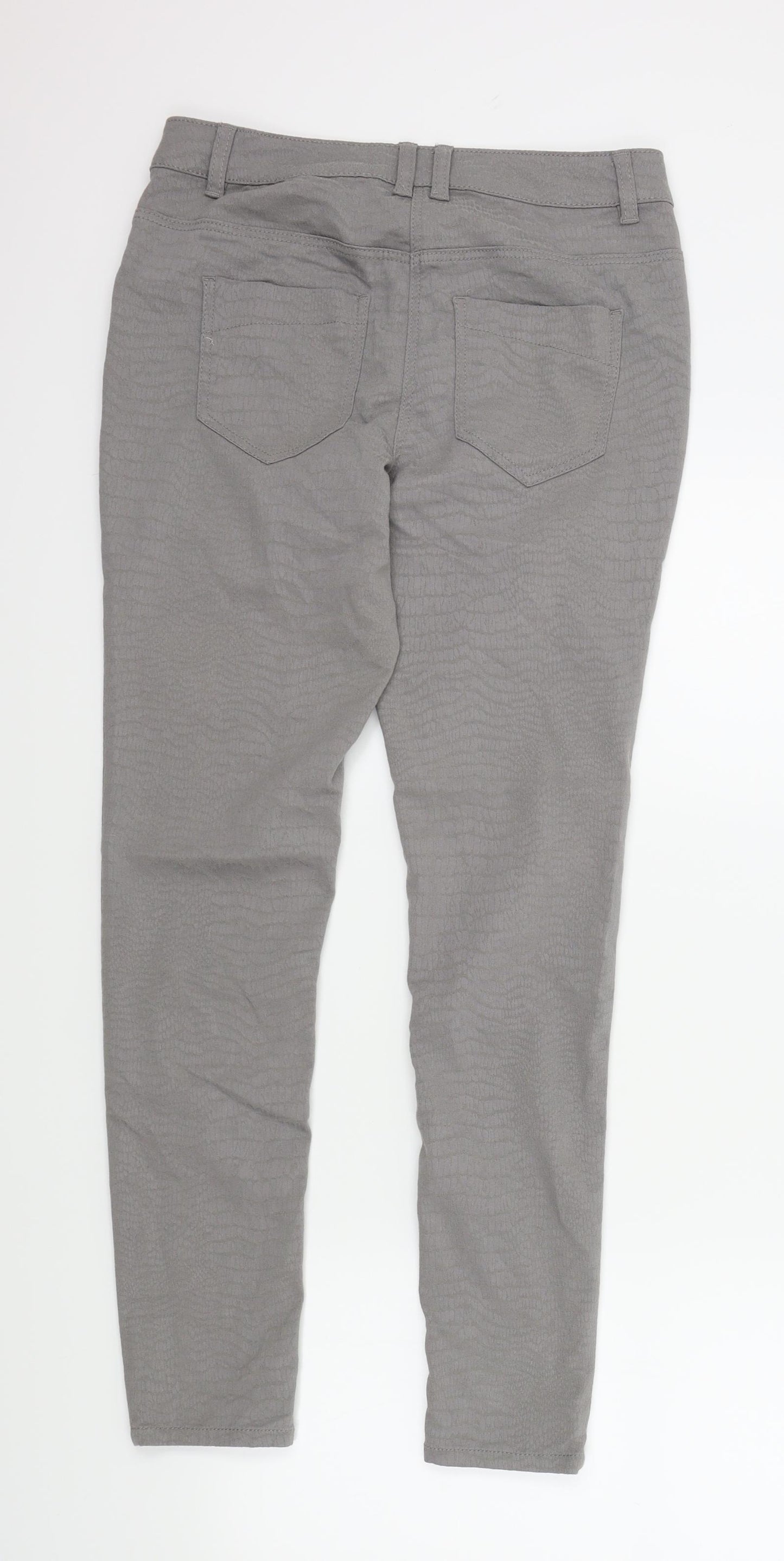 George Womens Grey   Trousers  Size 10 L29 in
