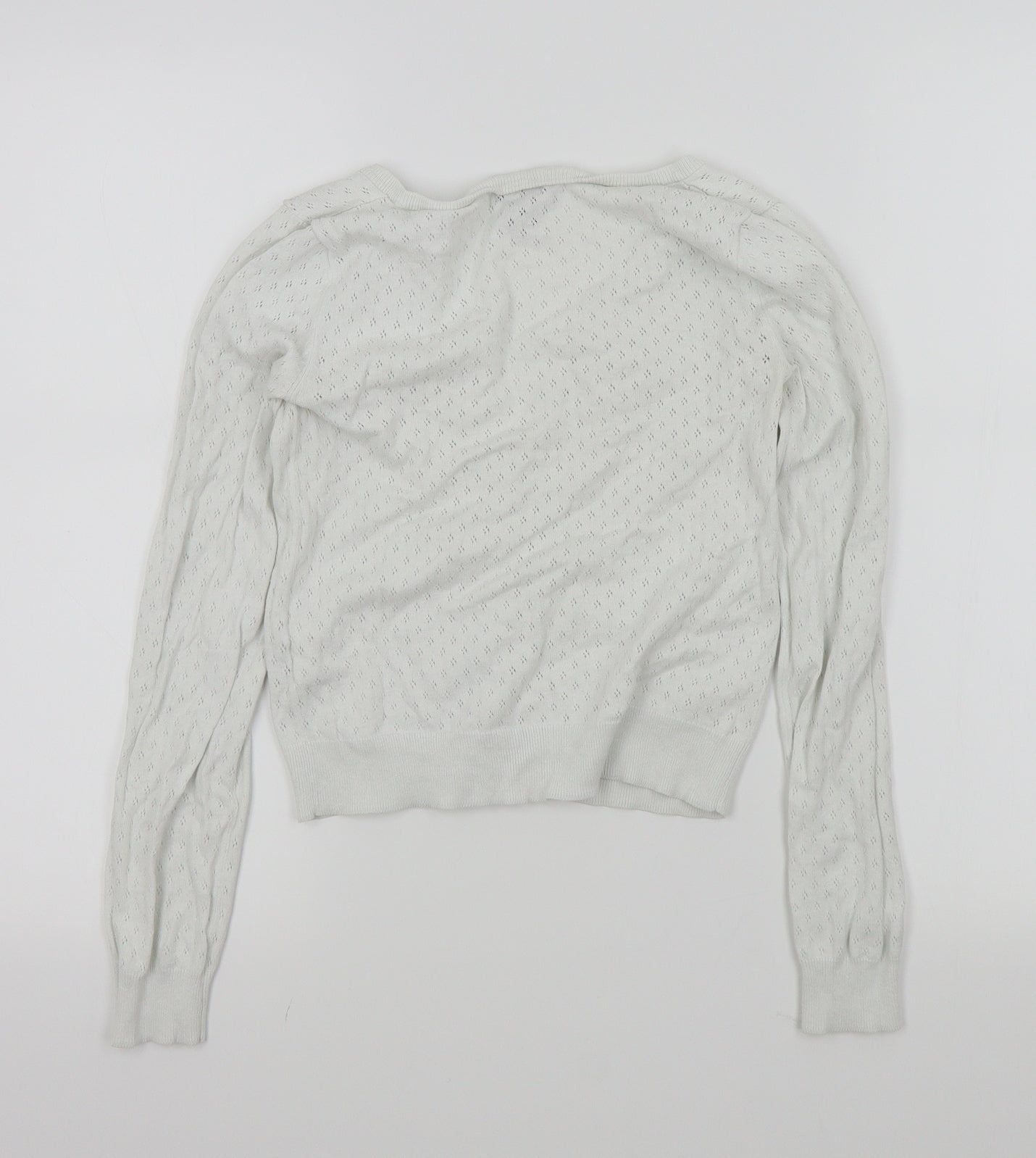 H&M Girls White   Cardigan Jumper Size 10-11 Years