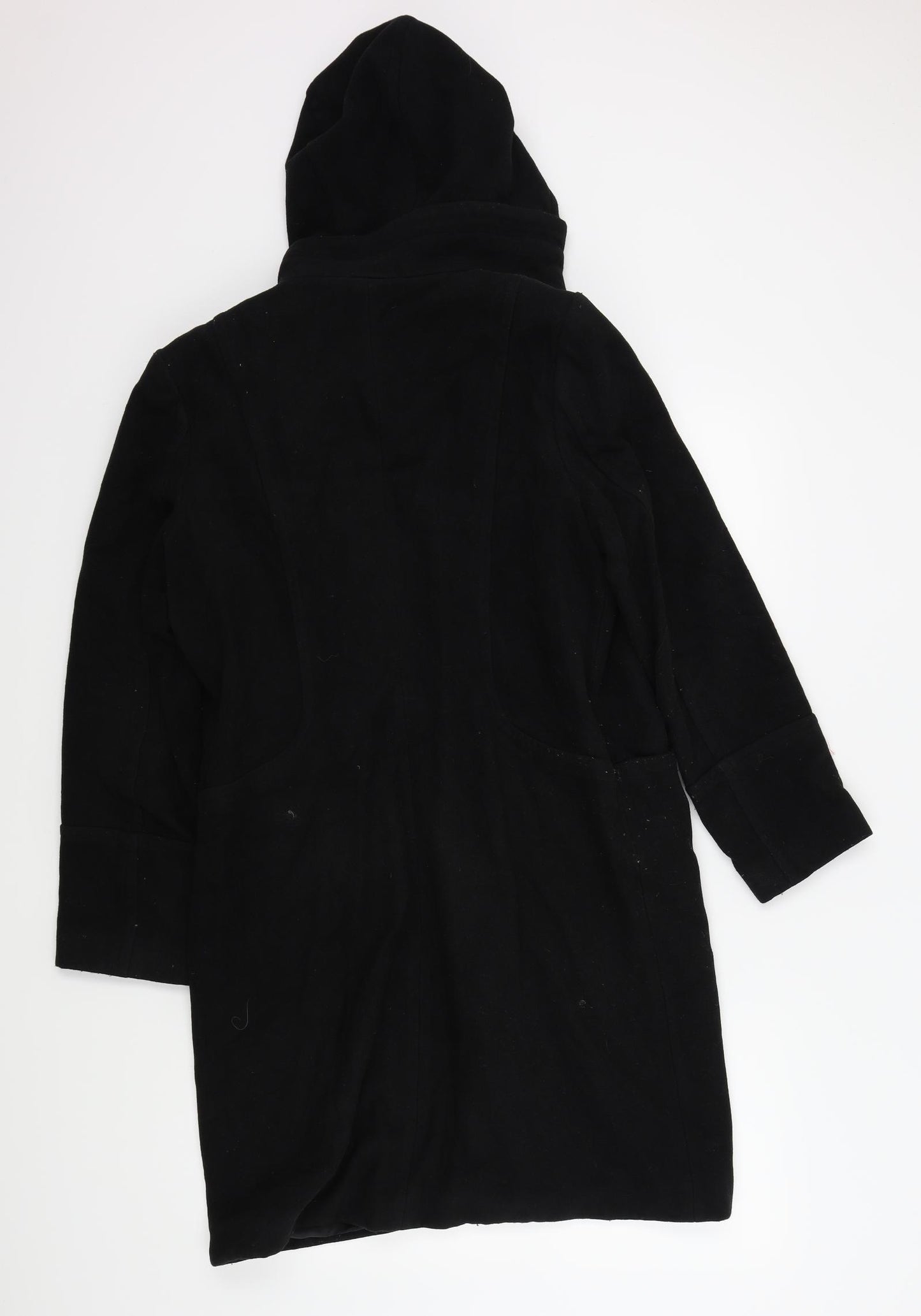 Dorothy Perkins Womens Black   Overcoat Coat Size 12