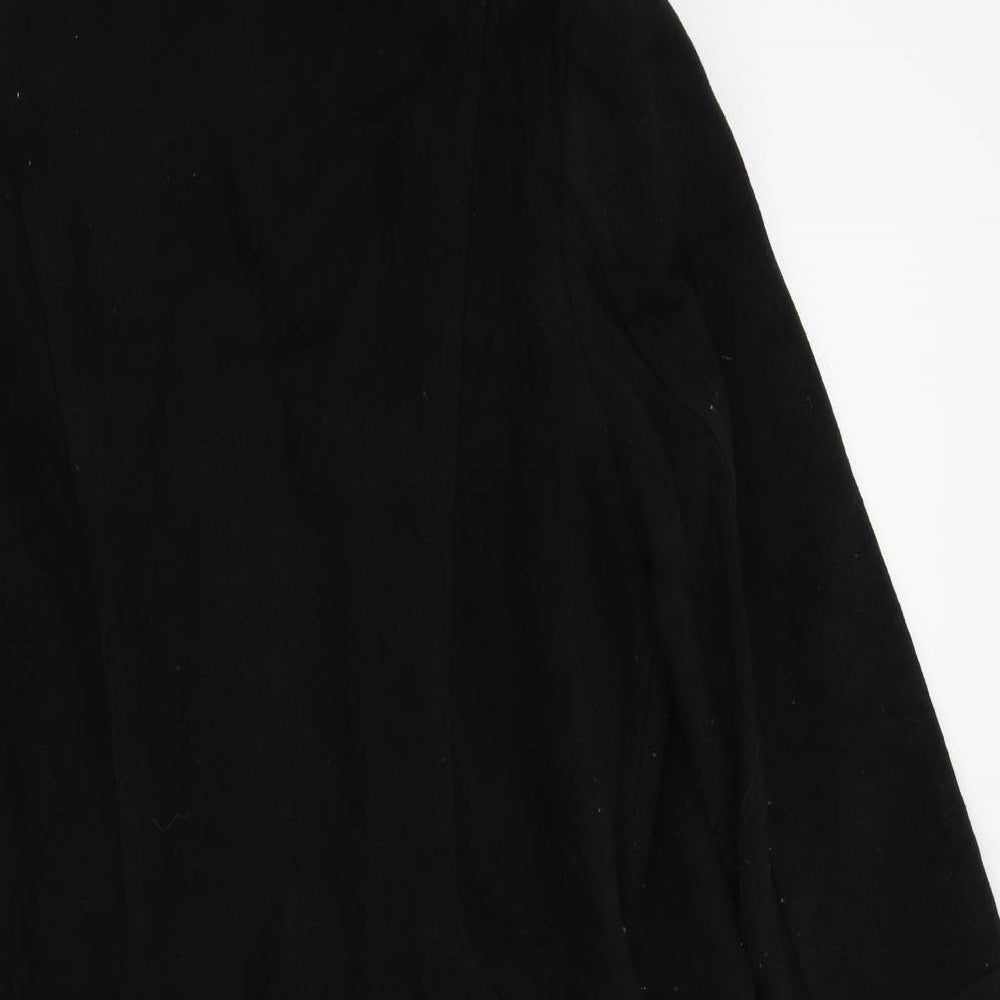 Dorothy Perkins Womens Black   Overcoat Coat Size 12