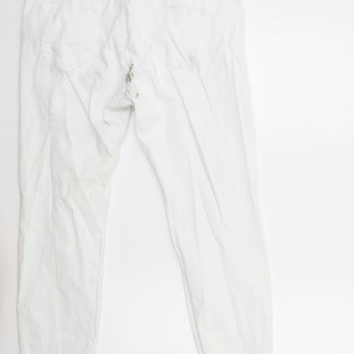 Denim & Co. Womens White  Denim Skinny Jeans Size 18 L27 in