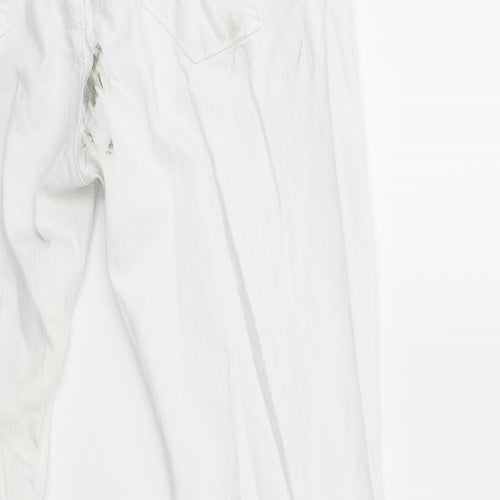 Denim & Co. Womens White  Denim Skinny Jeans Size 18 L27 in