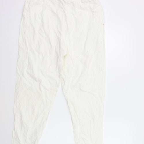 Preworn Womens White   Trousers  Size 30 in L29 in