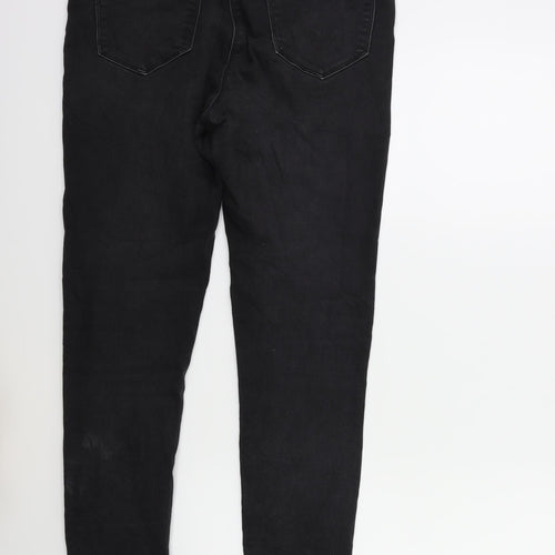 NEXT Womens Black  Denim Skinny Jeans Size 10 L29 in