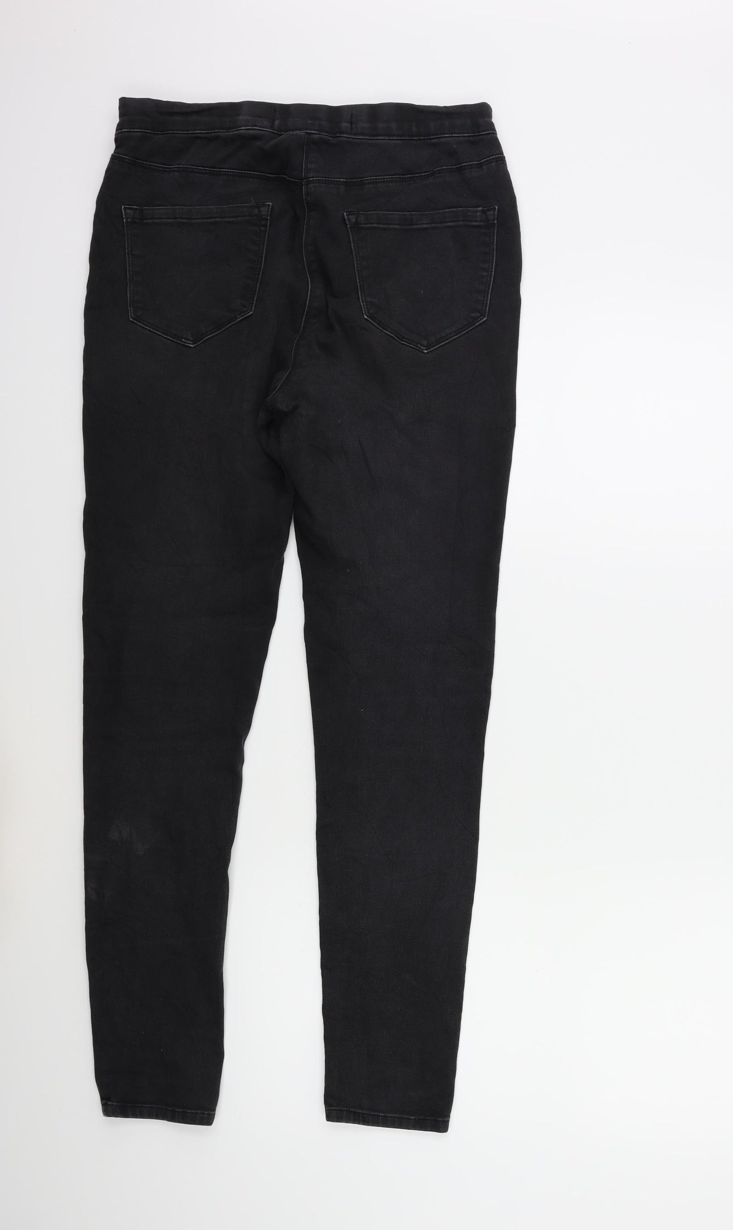 NEXT Womens Black  Denim Skinny Jeans Size 10 L29 in