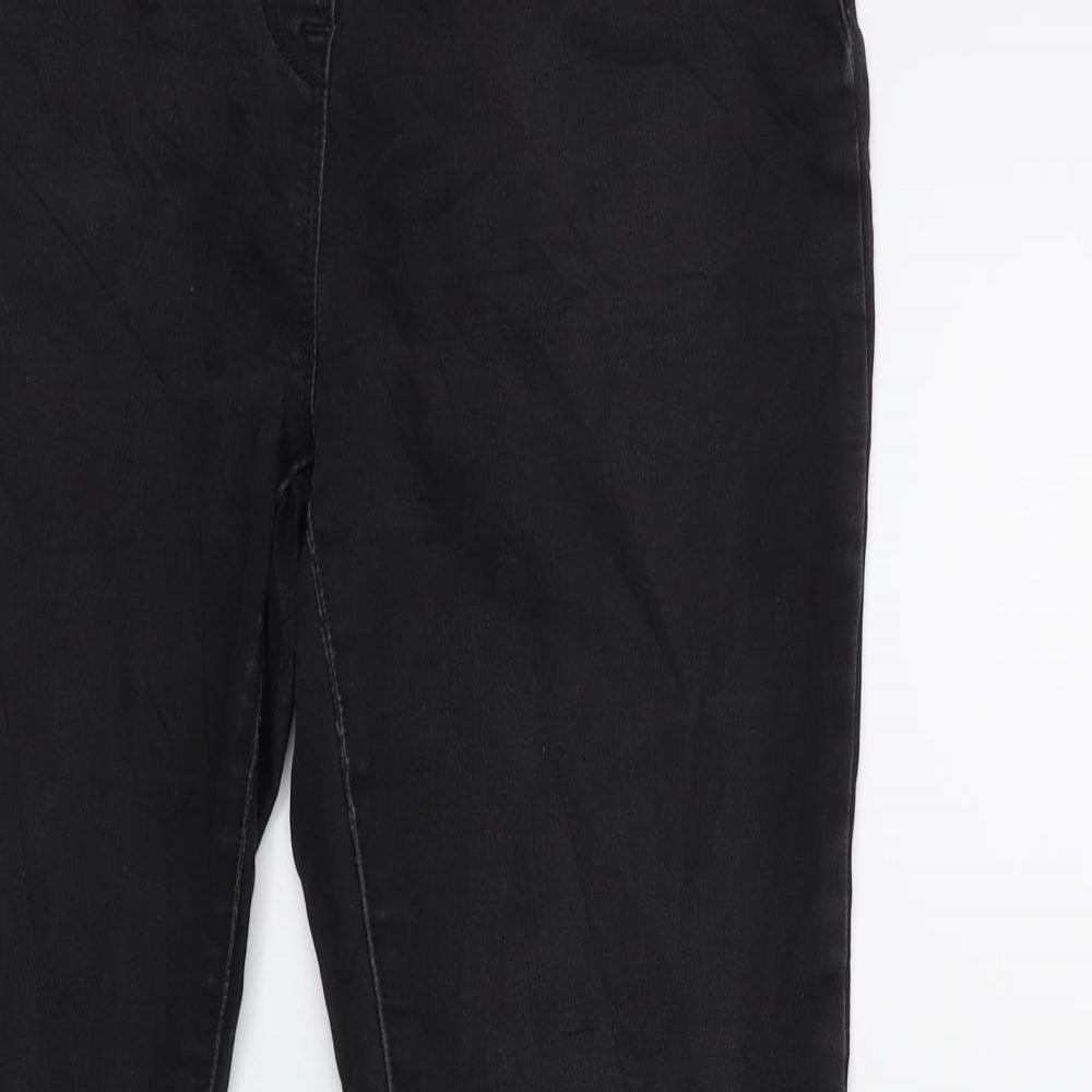 NEXT Womens Black  Denim Skinny Jeans Size 10 L29 in
