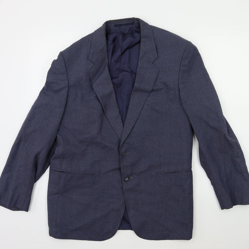 ST MICHAEL Mens Blue   Jacket Suit Jacket Size 42
