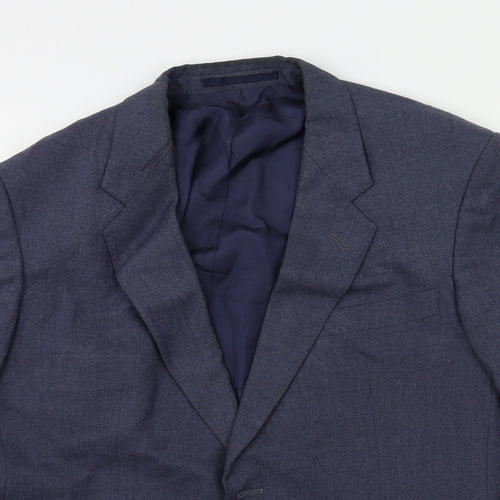 ST MICHAEL Mens Blue   Jacket Suit Jacket Size 42