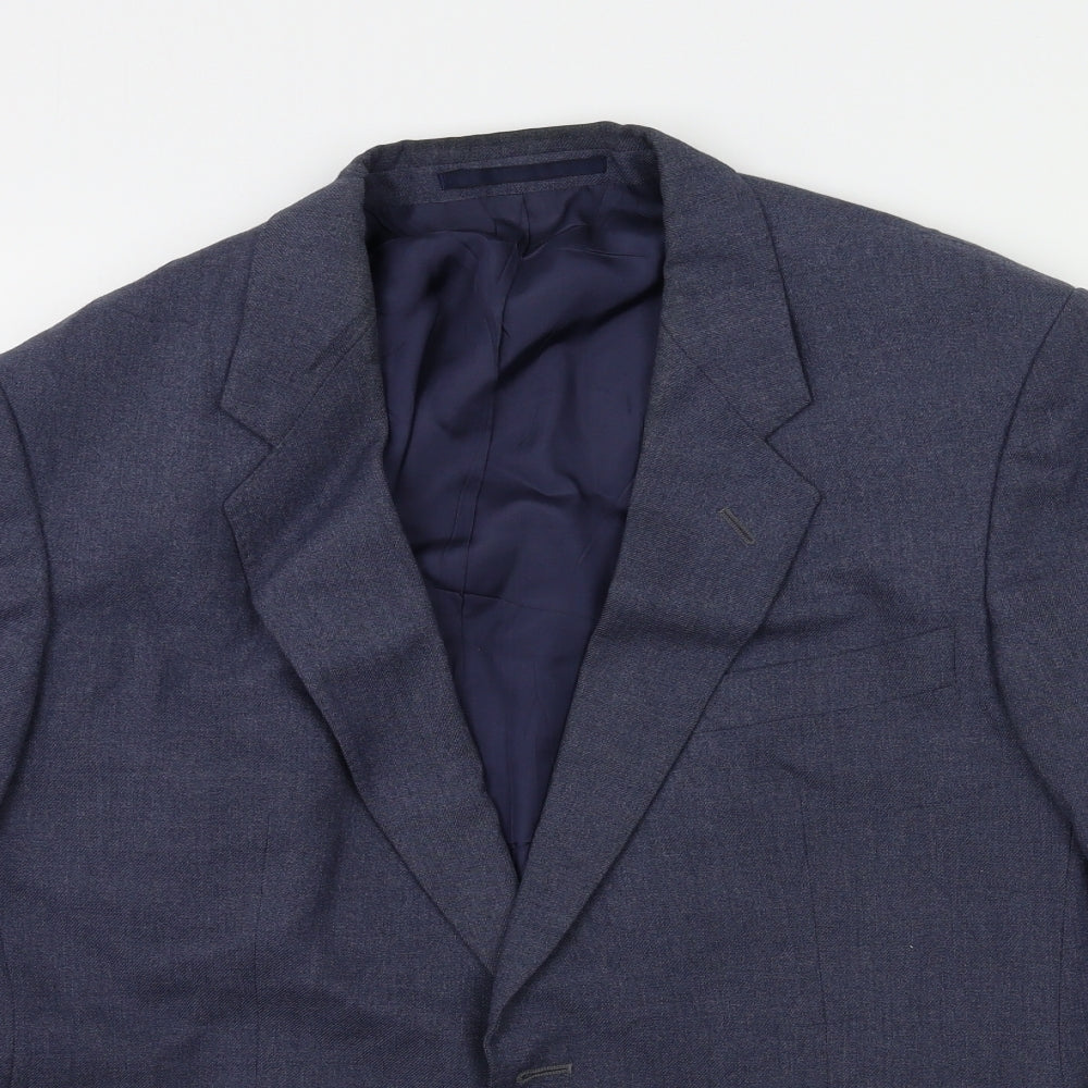 ST MICHAEL Mens Blue   Jacket Suit Jacket Size 42
