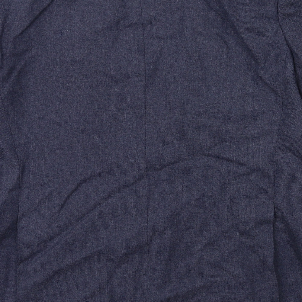 ST MICHAEL Mens Blue   Jacket Suit Jacket Size 42