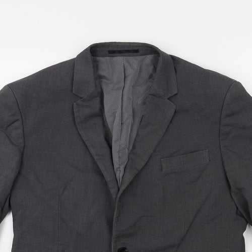 Icona Mens Grey   Jacket Suit Jacket Size 38