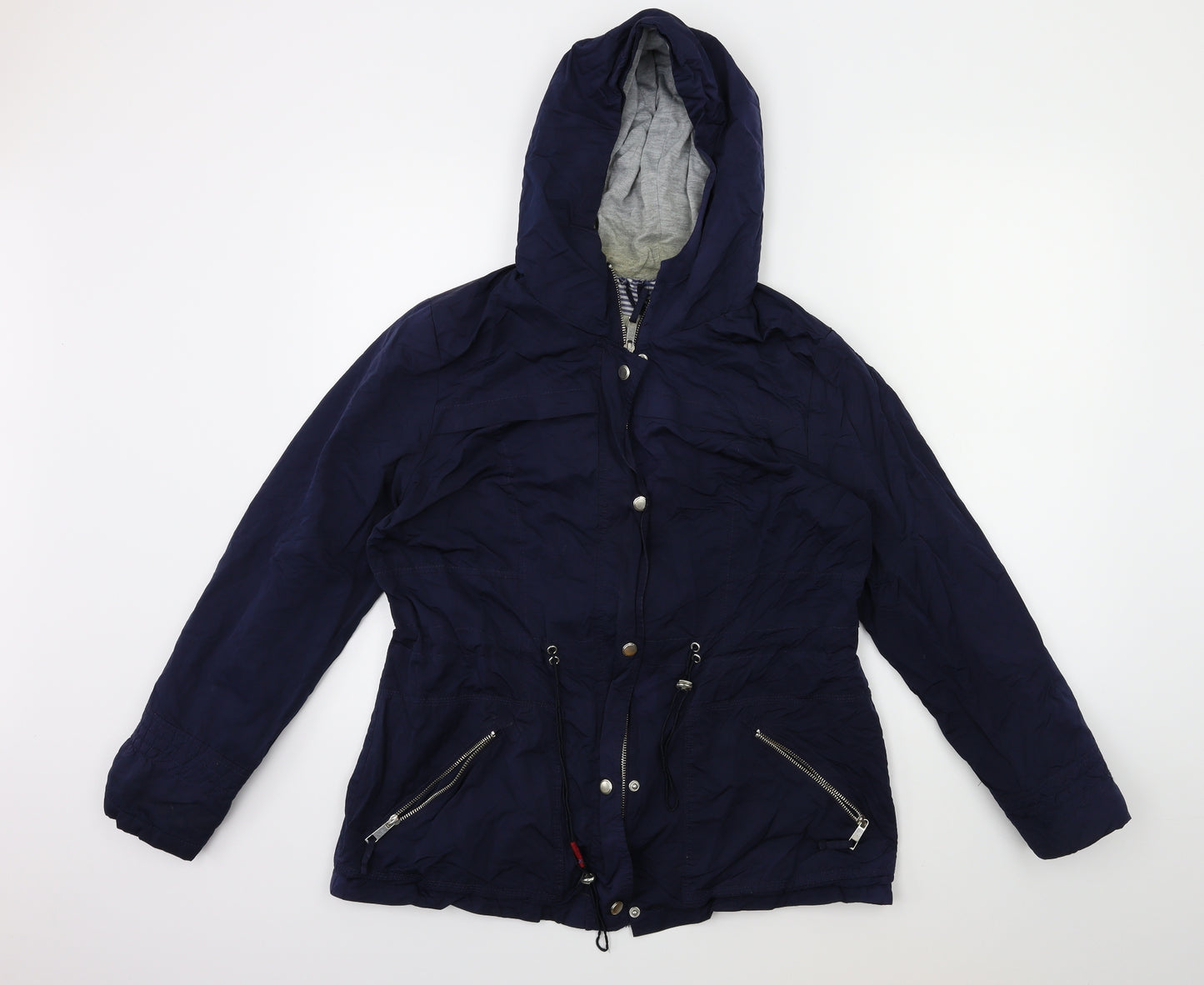 Papaya Womens Blue   Overcoat Coat Size 16