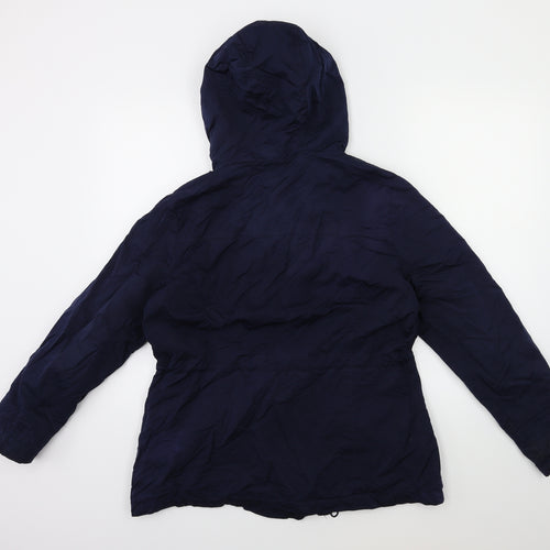 Papaya Womens Blue   Overcoat Coat Size 16