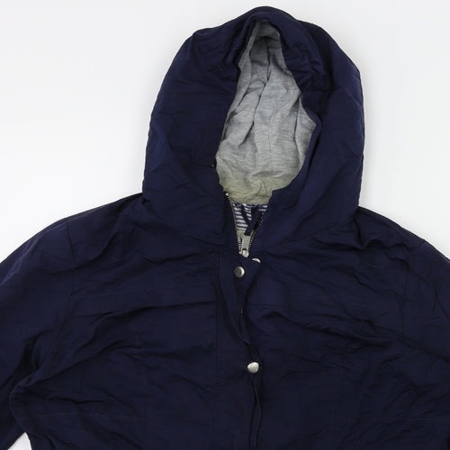 Papaya Womens Blue   Overcoat Coat Size 16