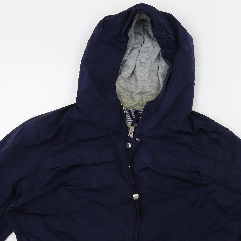 Papaya Womens Blue   Overcoat Coat Size 16