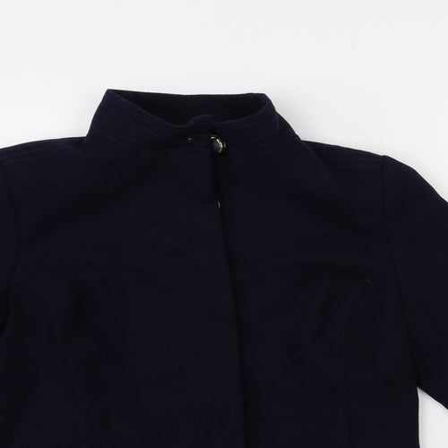 Marks and Spencer Womens Blue   Overcoat Coat Size 14