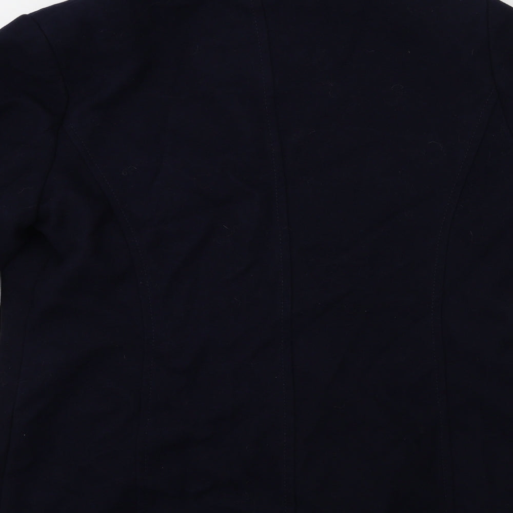 Marks and Spencer Womens Blue   Overcoat Coat Size 14