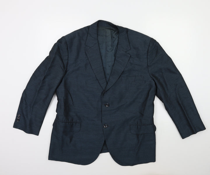 Preworn Mens Blue Jacket Suit Jacket Size 38