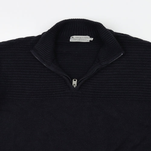 TU Mens Blue  Knit Pullover Jumper Size XL
