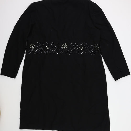charlotte barclay Womens Black   Overcoat Coat Size 22