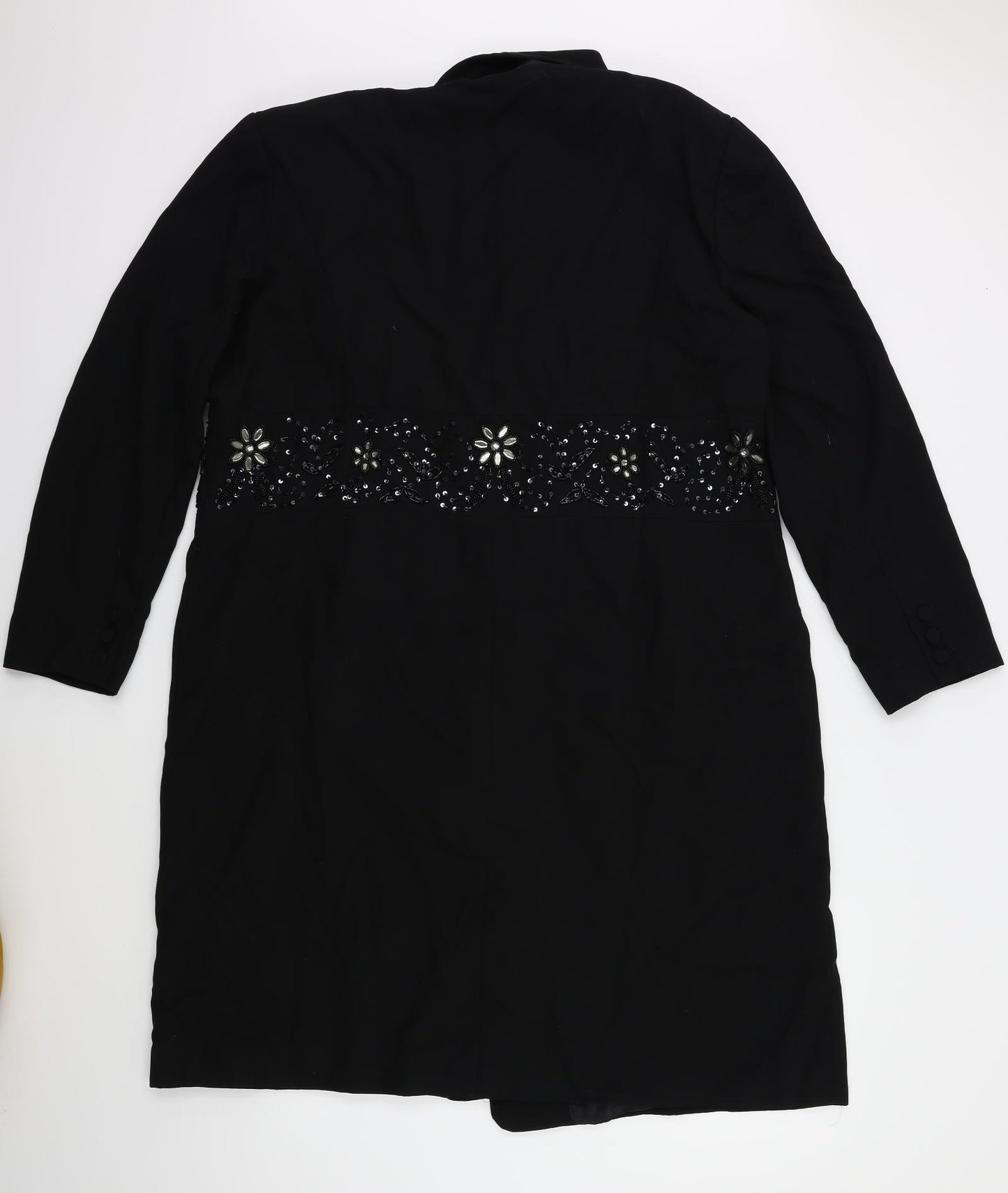 charlotte barclay Womens Black   Overcoat Coat Size 22